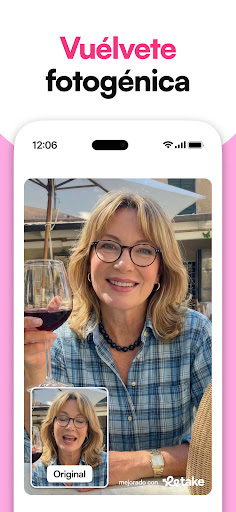 Captura de pantalla de Retake IA: Editor de Cara