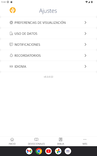 Captura de pantalla de Nuestro Pan Diario