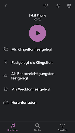 Klingeltöne Hintergrundbilder Screenshot