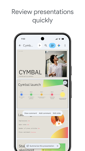 Captura de pantalla de Presentaciones de Google