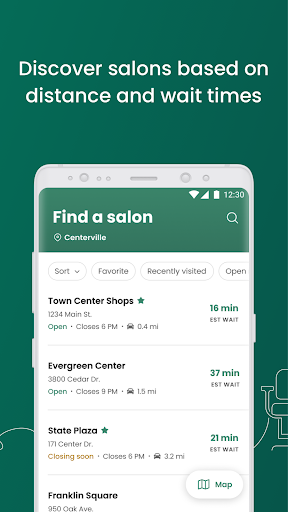 Great Clips Online Check-in Screenshot