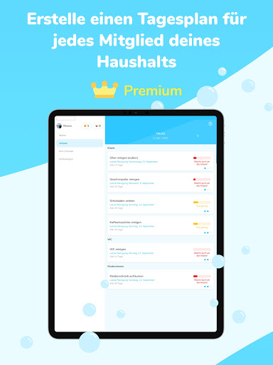 Sweepy: Dein Putzplan Screenshot