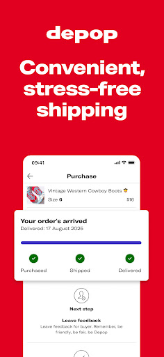 Captura de pantalla de Depop - Buy & Sell Clothes