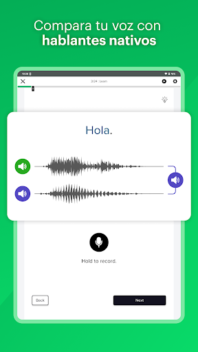 Captura de pantalla de Mango Languages