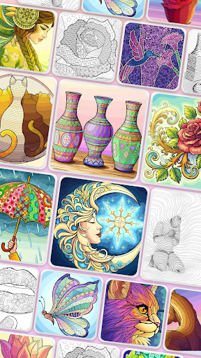 Tangle Color by Number Book screenshot