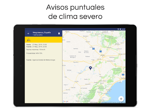 Captura de pantalla de Clime: Radar del Tiempo