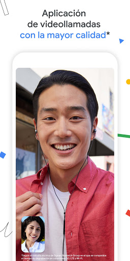 Captura de pantalla de Google Meet