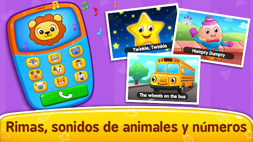 Captura de pantalla de Juegos bebé: piano y teléfono