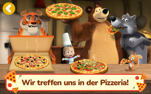 Mascha und der Bär: Pizzeria! Screenshot