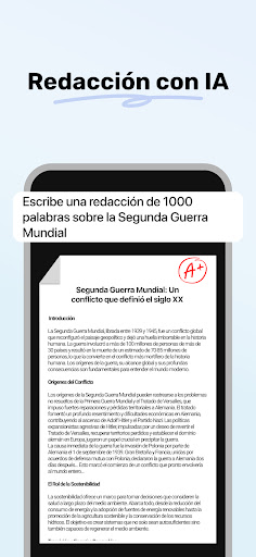 Captura de pantalla de Homework AI - Math & Essay App