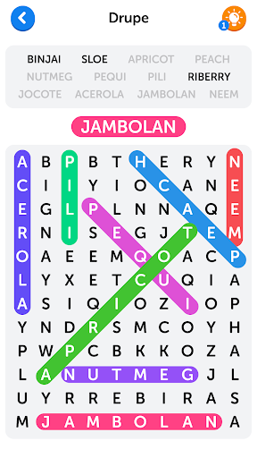 Captura de pantalla de Word Search