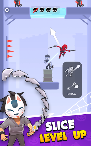 Captura de pantalla de Slicing Hero Sword Master Game
