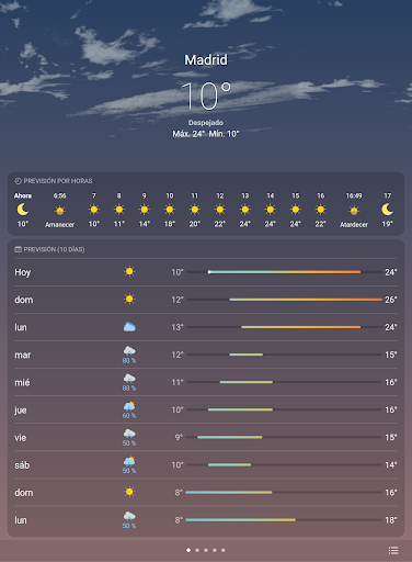 Captura de pantalla de Clima Real