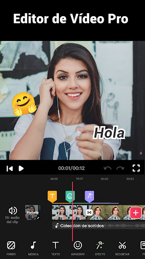 Captura de pantalla de Editor de videos - Video.Guru
