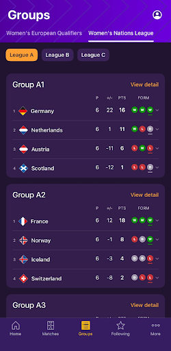 UEFA EURO & Nations League screenshot