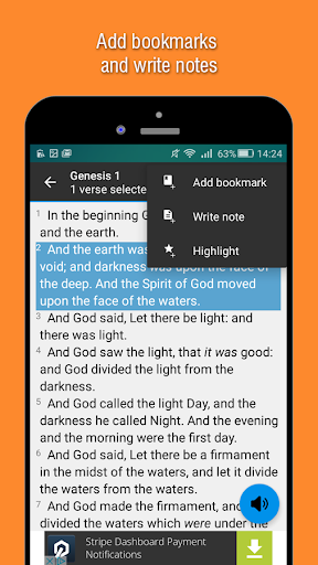 Captura de pantalla de King James Bible - KJV Offline