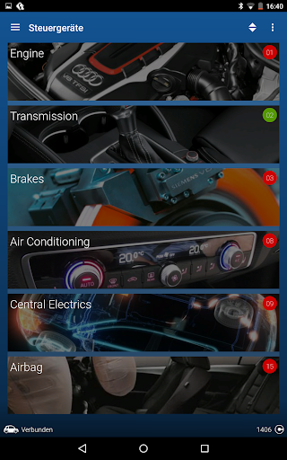 OBDeleven VAG Autodiagnose Screenshot