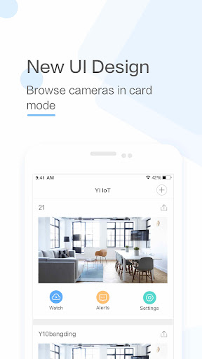 Captura de pantalla de Yi iot