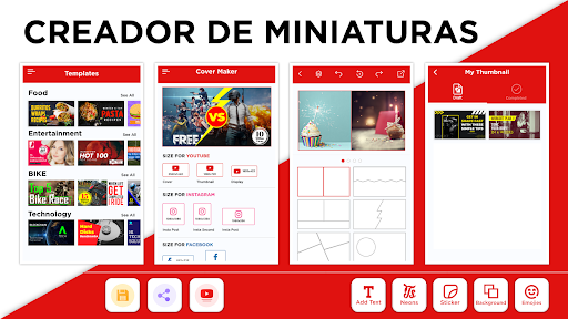 Captura de pantalla de Crear Miniaturas Para Youtube