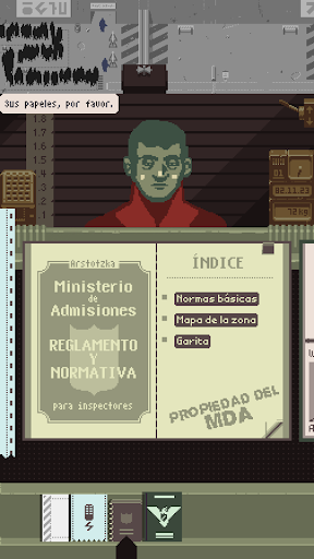 Captura de pantalla de Papers, Please