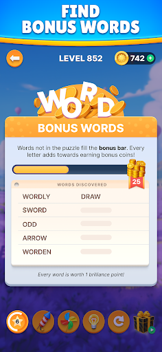 Captura de pantalla de Wordscapes Search: Word Games