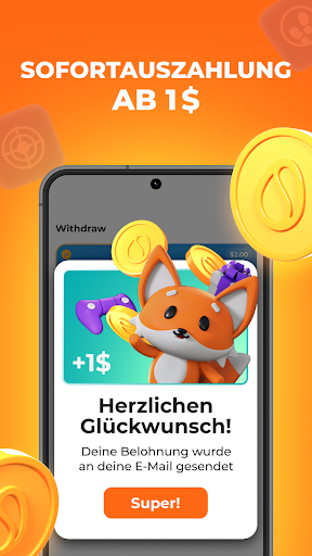 Scrambly: Spiele & Geld App Screenshot