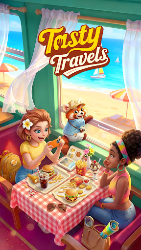 Captura de pantalla de Tasty Travels: Merge Game