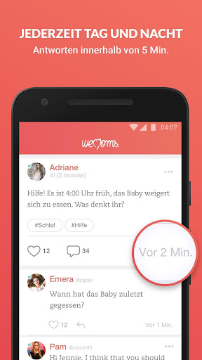 WeMoms. Mütter teilen Tipps Screenshot