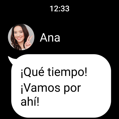 Captura de pantalla de LINE: Llama y mensajea