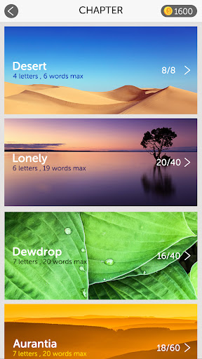 Captura de pantalla de Crossword Quest