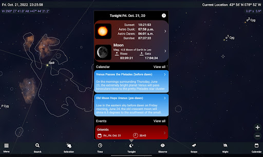 Captura de pantalla de SkySafari 7 Pro