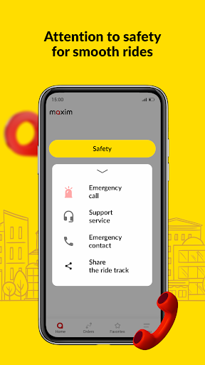 maxim — order a taxi & food screenshot