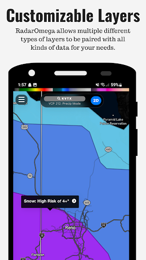 RadarOmega: Doppler Radar App screenshot