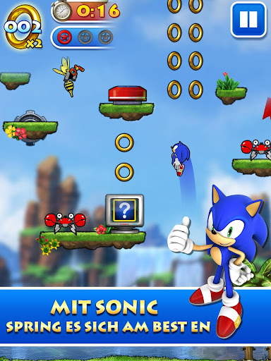Sonic Jump Pro Screenshot