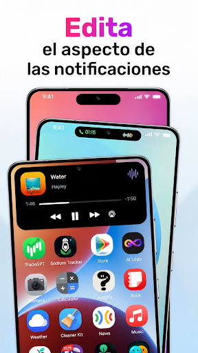 Captura de pantalla de Tema y pantalla de bloqueo