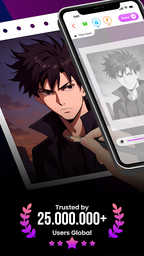 Captura de pantalla de Draw Anime - AR Tracing App