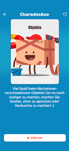 Scharade App - Wer bin ich? Screenshot