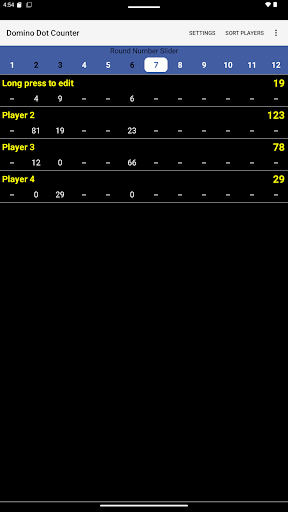 Captura de pantalla de Domino Dot Counter
