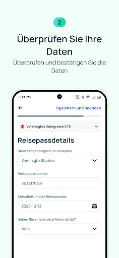 iVisa: Online-Reisevisa Screenshot