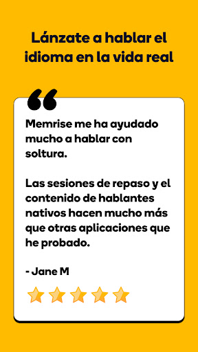 Captura de pantalla de Memrise: Idiomas toda la vida