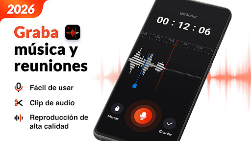Captura de pantalla de Grabadora de Voz, Grabar Audio