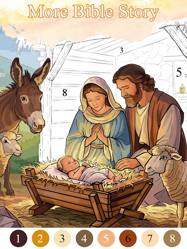 Bible Color Paint By Number screenshot