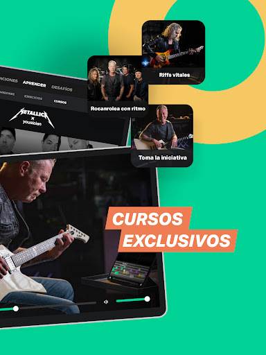 Captura de pantalla de Yousician: profesor de música