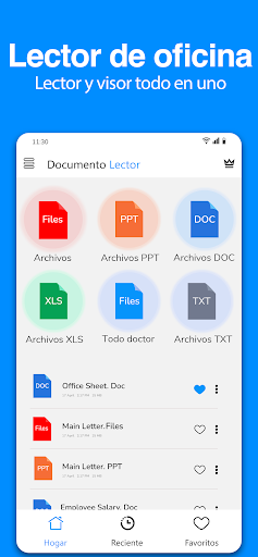 Captura de pantalla de Lector de todos los documentos