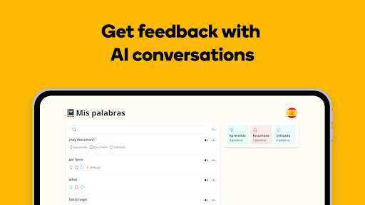 Captura de pantalla de Memrise: Idiomas toda la vida
