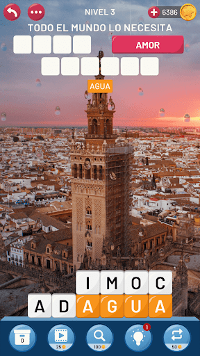 Captura de pantalla de Torre de Palabras: Crucigrama