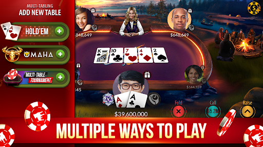 Captura de pantalla de Zynga Poker- Texas Holdem Game