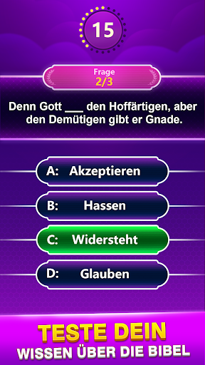 Bible Trivia - Wort Quiz Spiel Screenshot