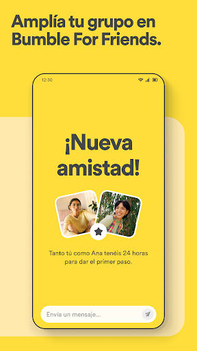 Captura de pantalla de Bumble For Friends: Haz Amigos