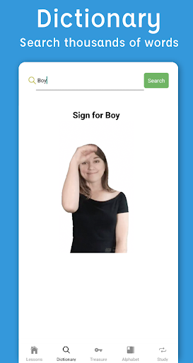 Captura de pantalla de Sign Language ASL Pocket Sign